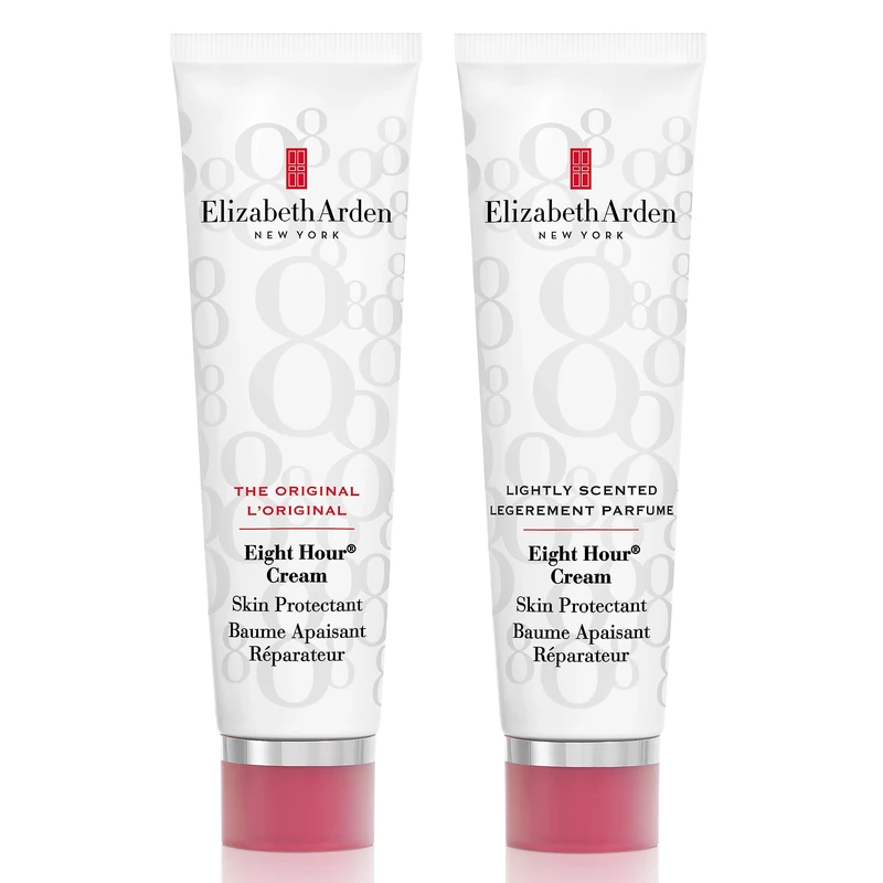 Skincare Bundle: Elizabeth Arden Eight Hour Cream Skin Protectant (50ml) + Elizabeth Arden Eight Hour Cream Skin Protectant Light Scented (50ml)