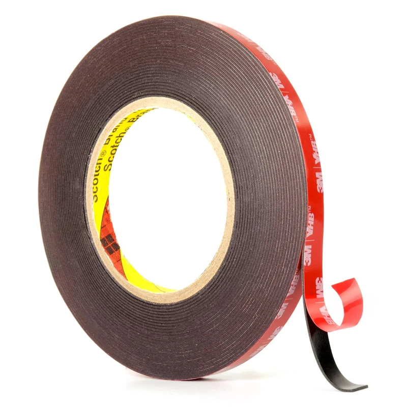 UPwoktem Double Sided Tape, Transparent Very High Bond Waterproof Mounting Tape, 16 Feet Length 0.95 Inch Width VHB Heavy Duty Foam Tape