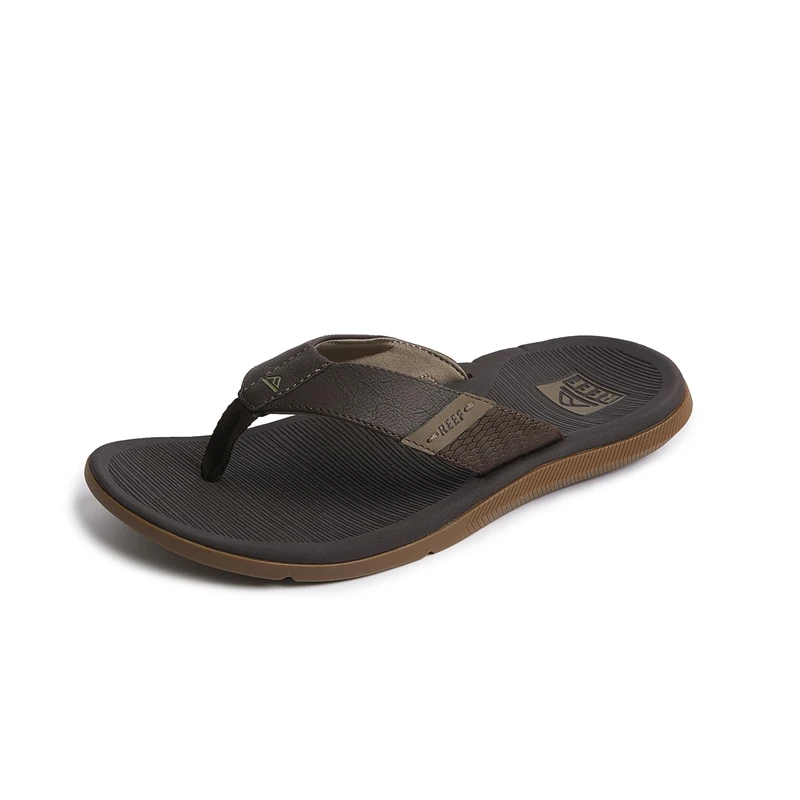 Reef Men's Santa Ana Flip-Flop, Brown, UK 5
