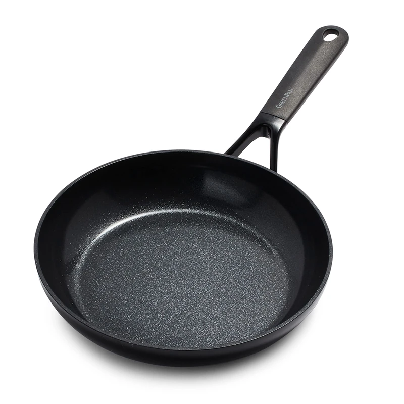 GreenPan SmartShape Healthy Ceramic Non-Stick 24 cm Frying Pan Skillet, PFAS-Free, Induction Suitable, Oven Safe, Black