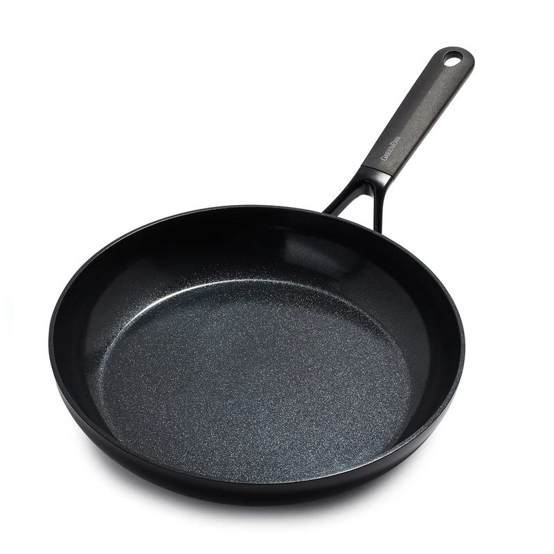 GreenPan SmartShape Healthy Ceramic Non-Stick 28 cm Frying Pan Skillet, PFAS-Free, Induction Suitable, Oven Safe, Black