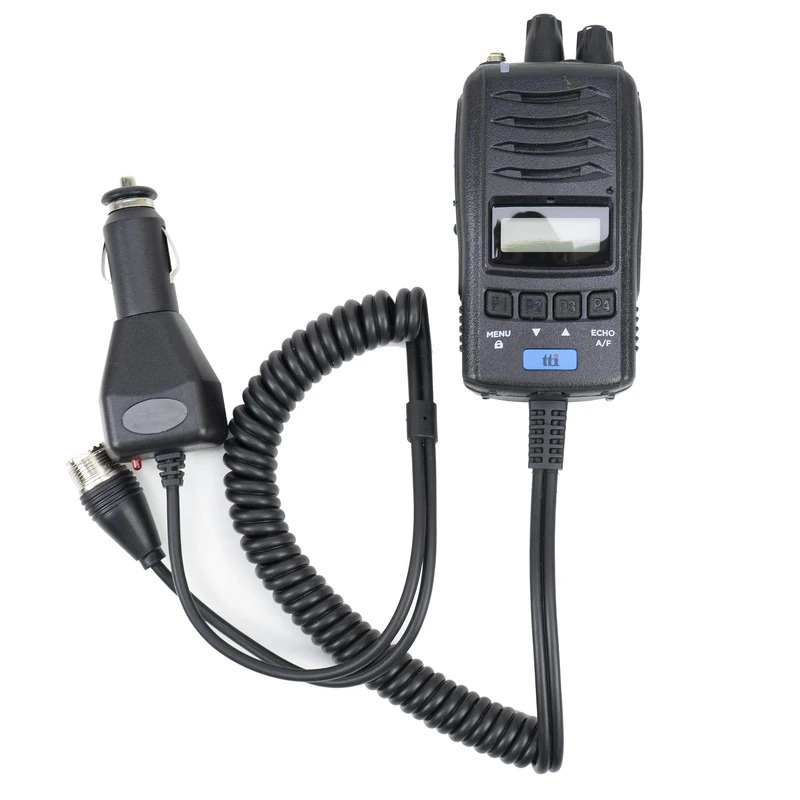 Portable CB radio TTI TCB-H100, 12V / 24V power supply, Roger Beep, Squelch