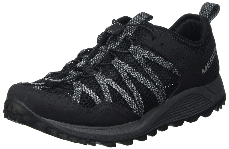 Merrell Men's Wildwood AEROSPORT Walking Shoe, Black, 12.5 UK