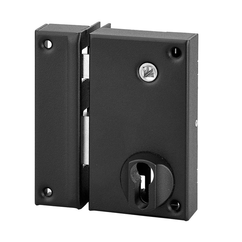 THIRARD FABRICANT DE SECURITE DEPUIS 1920 00089120 Thirard 00089120-Case Box 175 x 130 mm Left Chopping-Applique Locks- Vertical Wall Light- Easy to Use-2-Turn Mechanism, Black