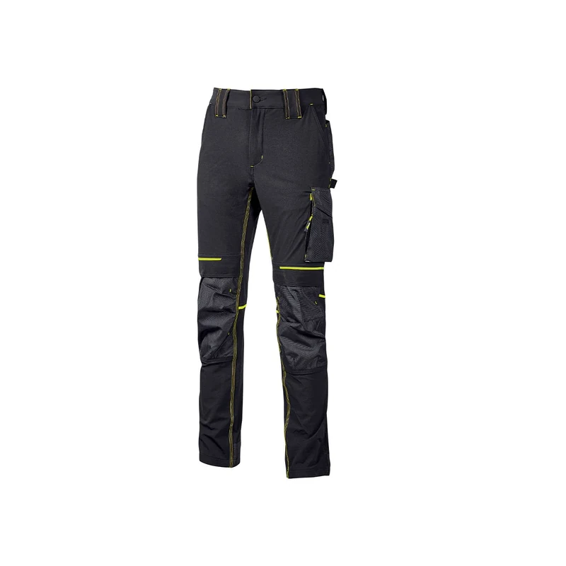 U-POWER | Pantaloni da Lavoro Uomo ATOM, Idrorepellenti, Protezione Ginocchia, Alta Traspirabilità, 90% nylon 10% spandex - Image 1