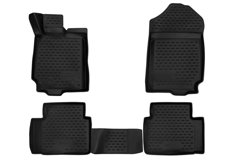 Element Tailored Custom Fit 3D Rubber Floor Mats for FORD Everest, 2015-