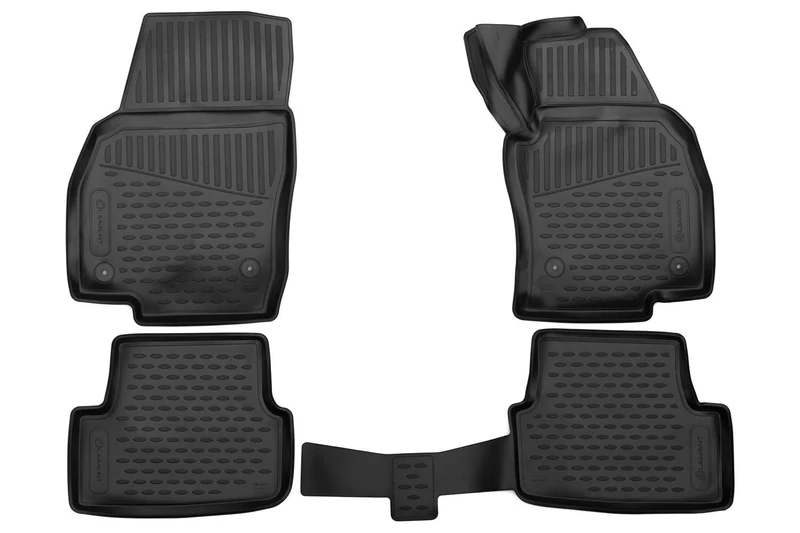 Element Tailored Custom Fit 3D Rubber Floor Mats for 3VOLKSWAGEN Polo, 2018-