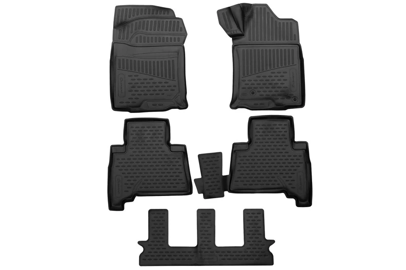 Element Tailored Custom Fit 3D Rubber Floor Mats for TOYOTA Land Cruiser Prado, 2009-