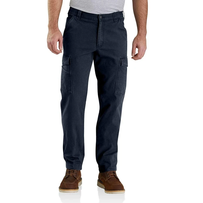 Carhartt Men's Big & Tall Rugged Flex Rigby Cargo Pant, Navy, 40W x 34L