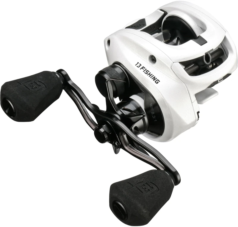 13 FISHING - Concept C2 - Low-Profile Baitcast Fishing Reel - 6.8:1 - Right Hand Retrieve (Fresh+Salt) - C2-6.8-RH