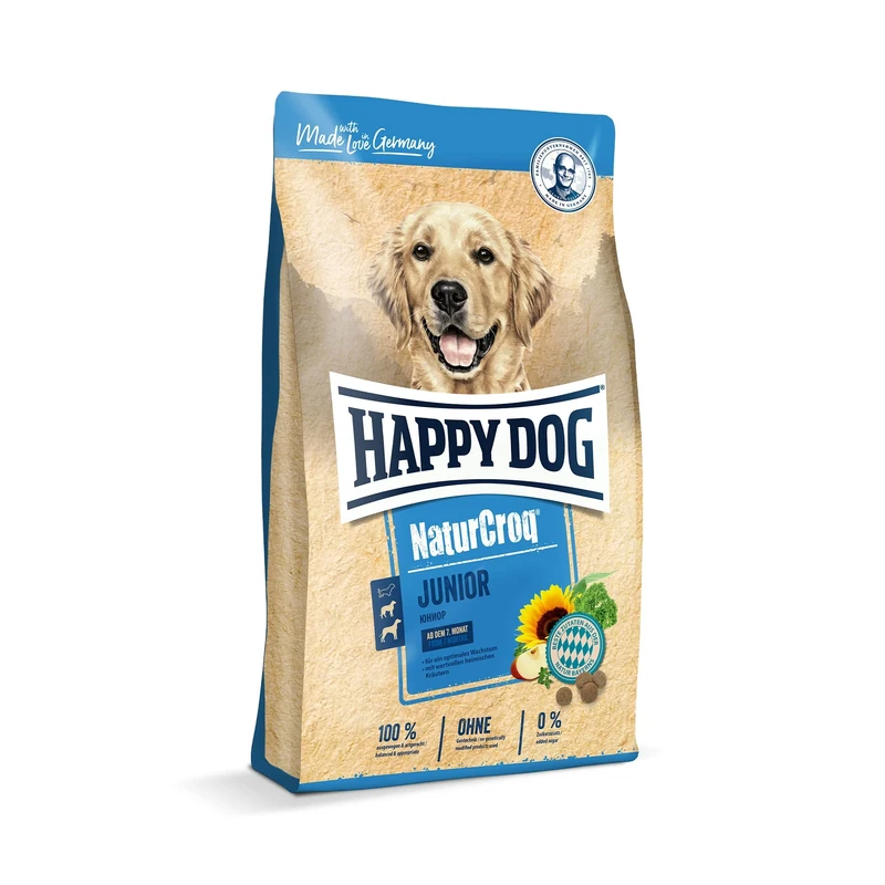 Happy Dog 60669 NaturCroq Junior Complete Food with Herbs for Young Dogs from 7 to 18 Months - 15 kg Content