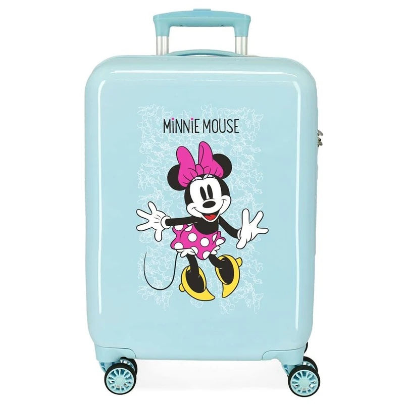Disney Minnie Enjoy the Day Green Cabin Suitcase 40x55x20 cm Rigid ABS Combination lock 34 Litre 2.8 Kg 4 Double Wheels Hand Luggage