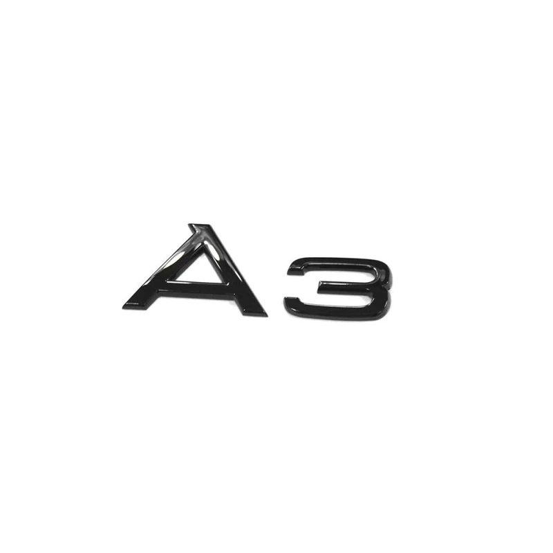 Audi 8Y0071803 Lettering A3 Black Tuning Exclusive Black Edition Emblem