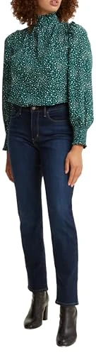 Levi's Women's Classic Straight Jeans, Cobalt Haze, 30W / 30L