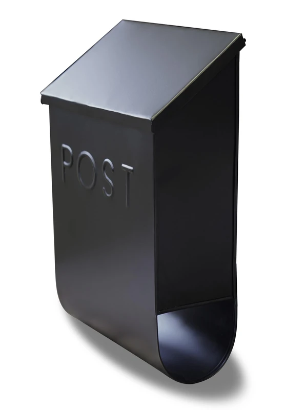 NACH MB-7001BLK Trixie Mailbox, Black, 9.5x4.72x14.96 inch