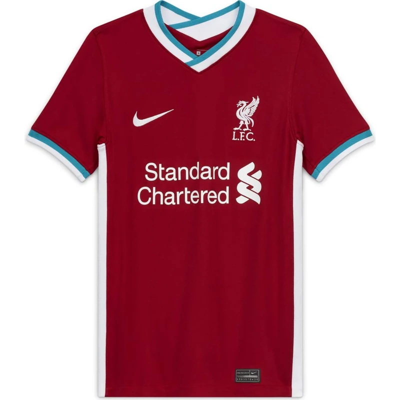 NIKE Psix BRT Stad Home Jersey Kids Home Jersey - Gym Red/White, Small - Image 1