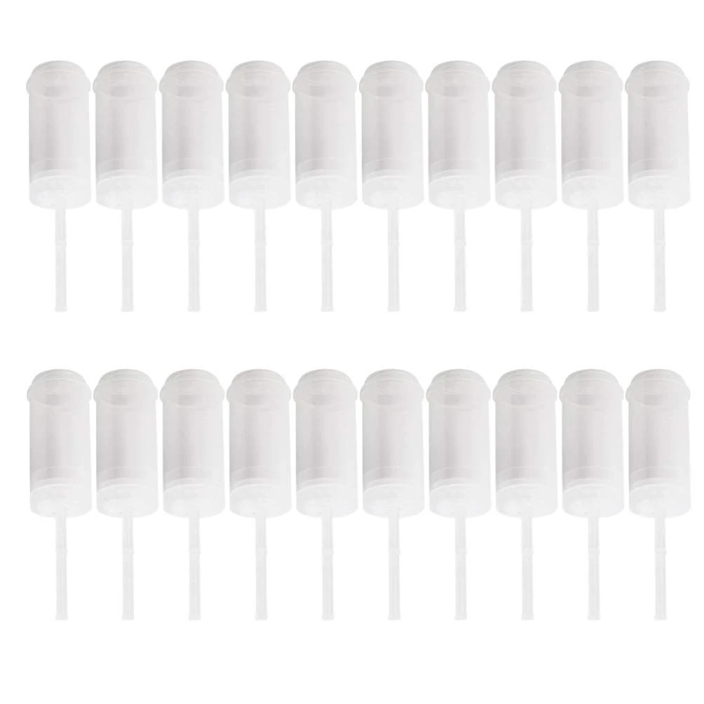 Cabilock 20Pcs Push up Cake Mould Cylinder Shaped Pushable Cake Holder for Diy Cakes Ice-Creams and Desserts Perfect for Parties and Events