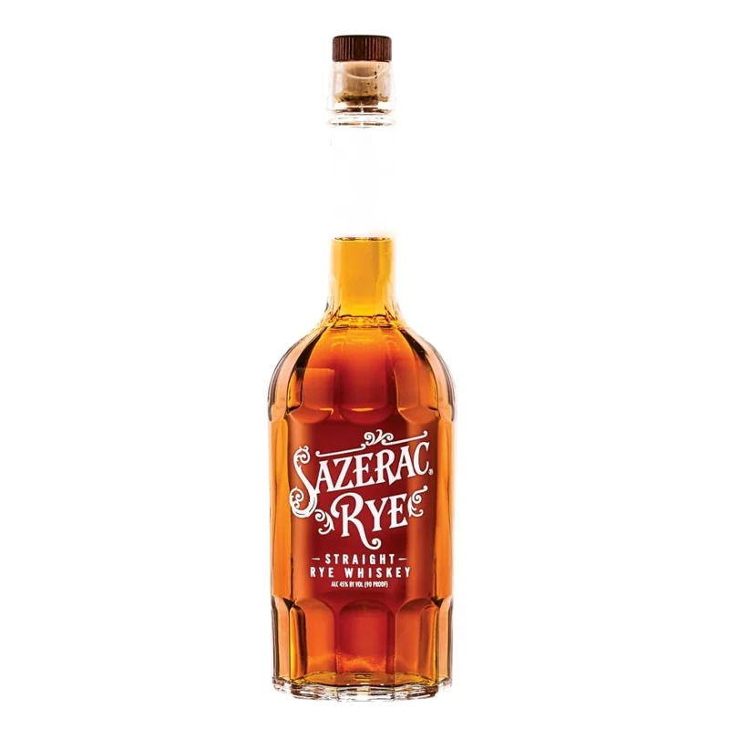 Sazerac Straight Rye Whiskey, 70cl, 45% Vol, Award-winning Rye Whiskey, Original 1800s New Orleans Recipe, Aged for 4 Years, Spicy and Citrusy Aroma, Ideal for American Cocktails, Whisky Gift Idea