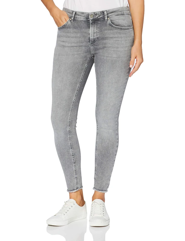 Only Carmakoma Women's Jeans, Grey Denim, 50W x 32L - Image 1
