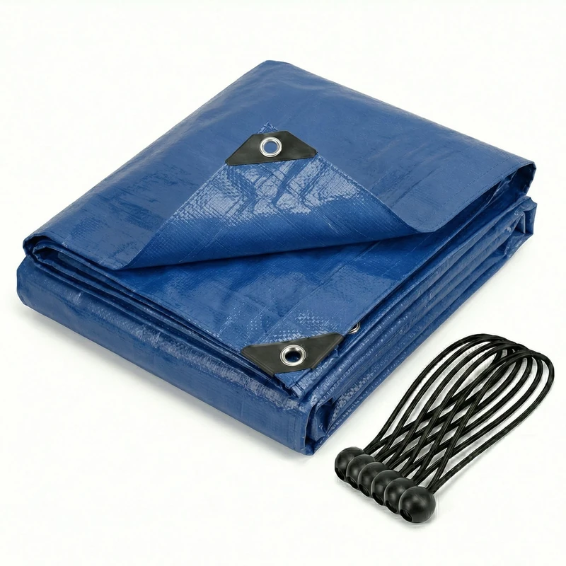 CoverUp! Tarpaulin 200 Blue, 6 x 8 m