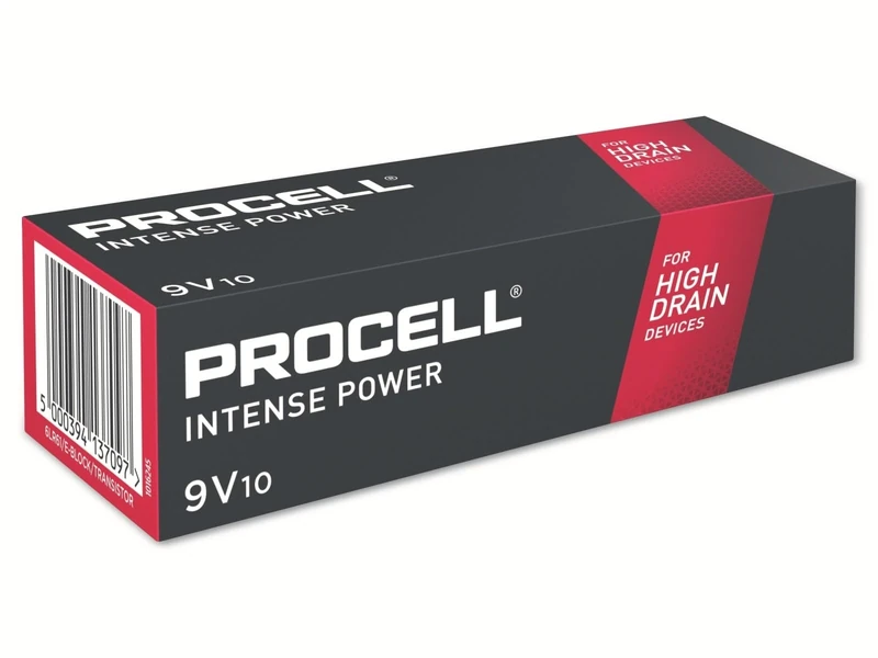 Duracell Procell Intense 9V Battery (Pack of 10)