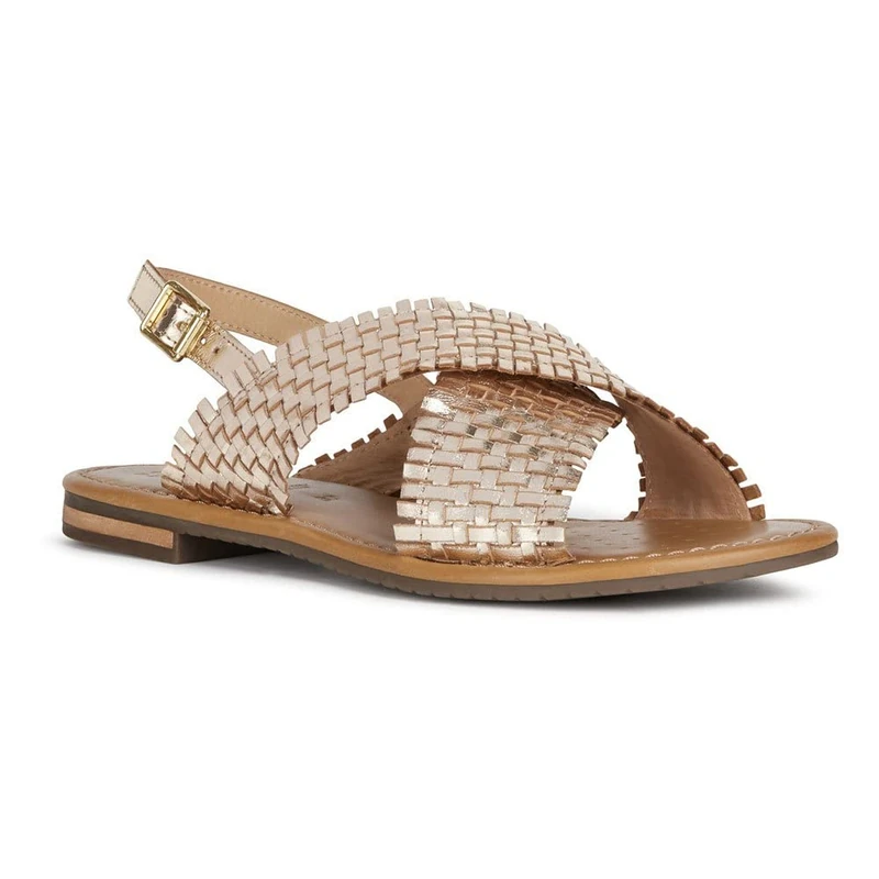 Geox Womens Sozy Sandals, Lt Gold, 5 UK