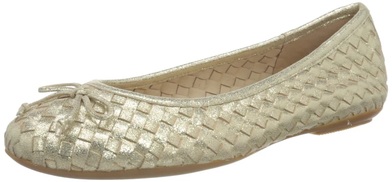 Geox Women's D Palmaria A Ballerina, Gold, 5.5 UK
