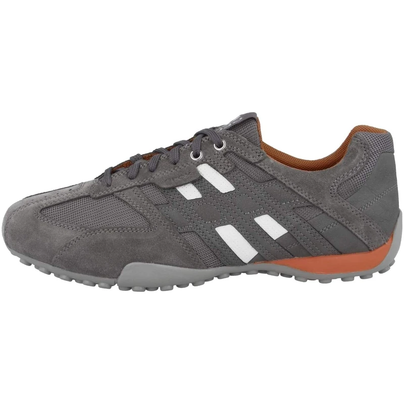 Geox Men's Uomo Snake Sneakers, Lt Grey Anthracite, 9 UK