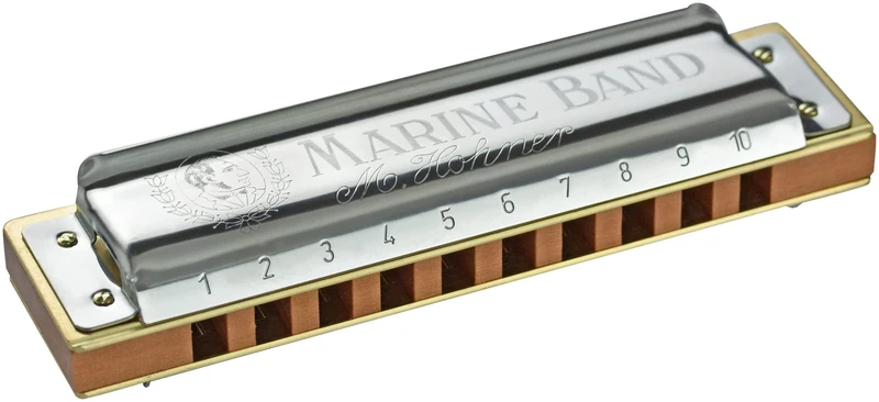 Hohner Marine Band 1896 Harmonica F# Harmonic Minor - M1896276X
