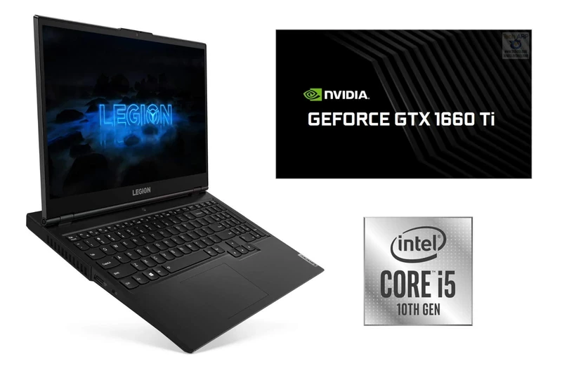 Lenovo Legion 5 15.6 Inch FHD 144 Hz Gaming Laptop (Intel Core i5, 8 GB RAM, 512 GB SSD, NVIDIA GeForce GTX 1660 Ti, Windows 10 Home) – Phantom Black