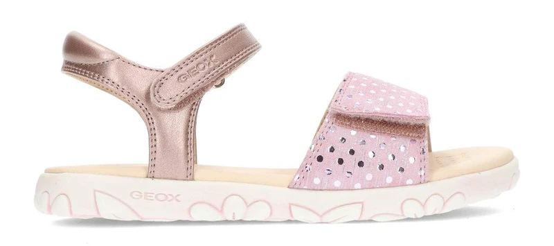 Geox Girl's J Haiti Girl Sandals, Antique Rose, 13 UK