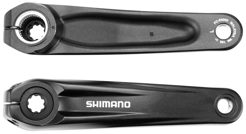 SHIMANO Pair of Cranks FC-E8000 175mm for E-Bike Black