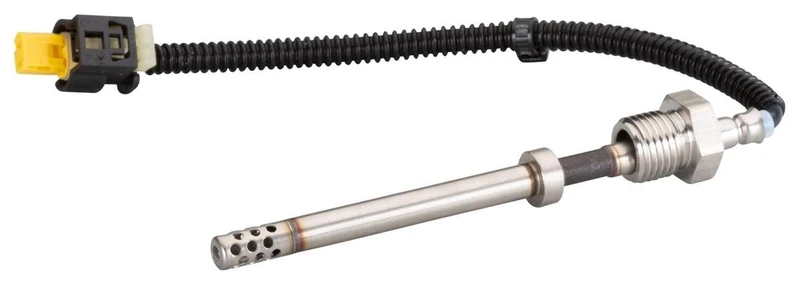 HELLA 6PT 010 376-141 Sensor, exhaust gas temperature - 2-pin connector - Bolted - Cable: 165mm