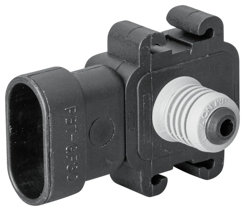 HELLA 6PP 358 152-001 Sensor, boost pressure - 3-pin connector - Bolted