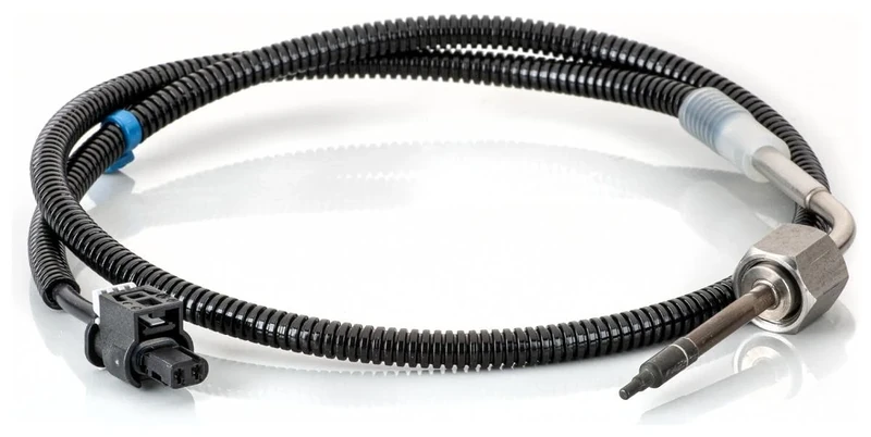 HELLA 6PT 014 494-891 Sensor, exhaust gas temperature - 2-pin connector - Bolted - Cable: 780mm