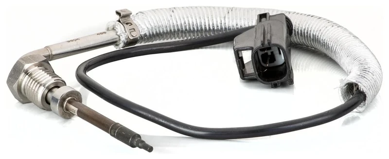 HELLA 6PT 014 495-111 Sensor, exhaust gas temperature - 2-pin connector - Bolted - Cable: 430mm