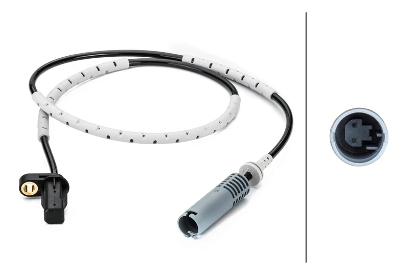 HELLA 6PT 014 495-041 Sensor, exhaust gas temperature - 2-pin connector - Bolted - Cable: 212mm