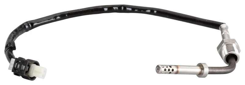 HELLA 6PT 010 376-131 Sensor, exhaust gas temperature - 2-pin connector - Bolted - Cable: 295mm