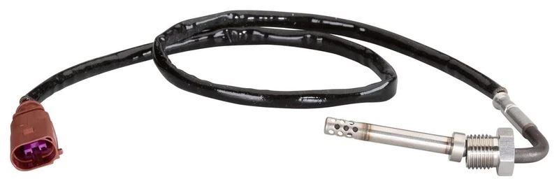 HELLA 6PT 010 376-191 Sensor, exhaust gas temperature - 2-pin connector - Bolted - Cable: 580mm