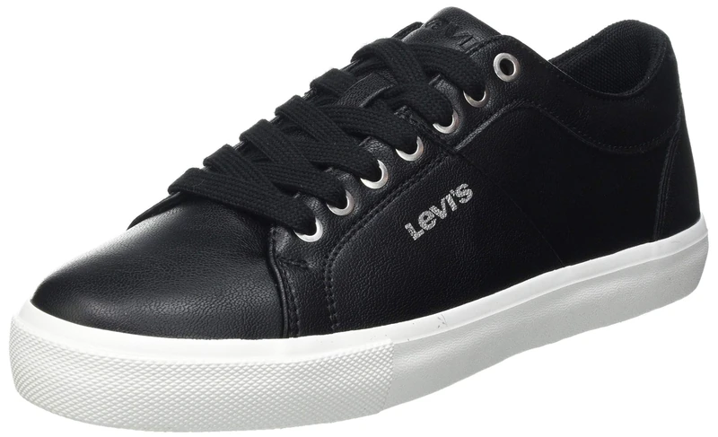 Levi's Women's Woodward S Sneaker, Regular Black, 7 UK