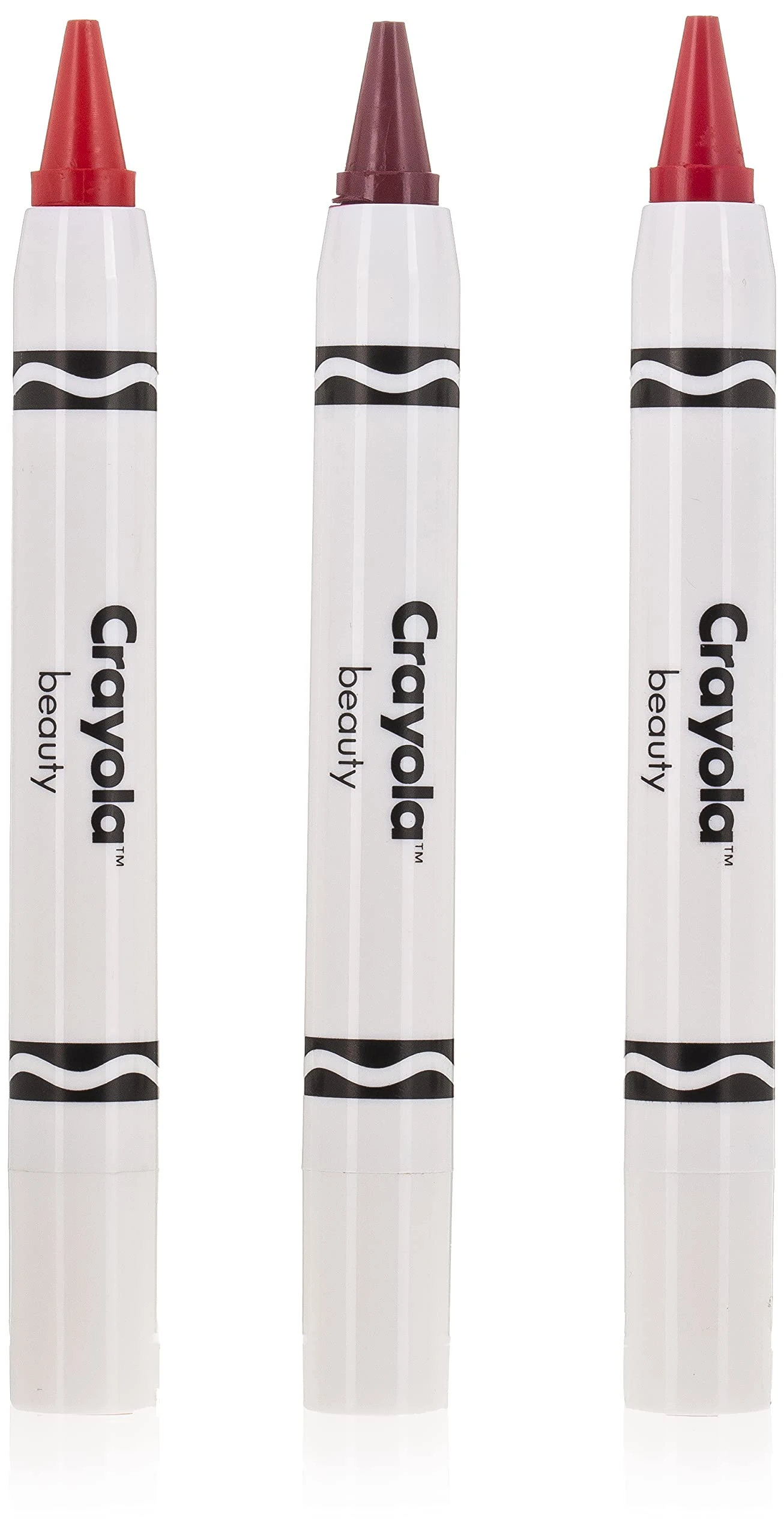 Crayola Crayon Trio - Romantic Reds For Women 3 x 0.07 oz Lipstick