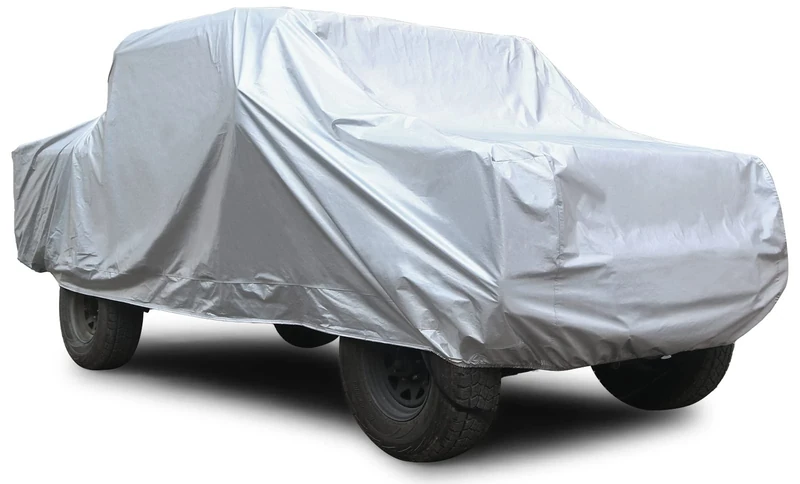 SEAZEN Car Cover 6 Layers, Waterproof Truck Car Cover, Snowproof/UV Protection/Windproof, Universal Car Covers Breathable Fabric with Cotton (Length Up to 234")