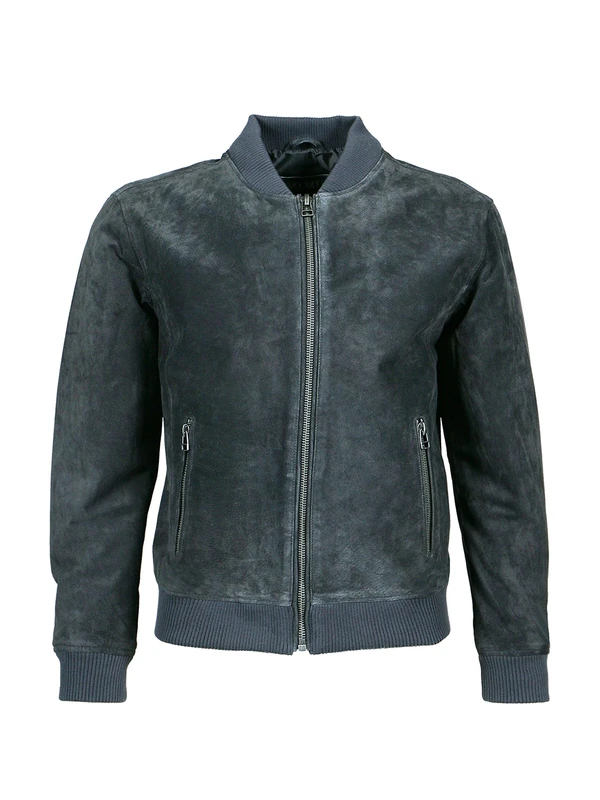 Freaky Nation Men's Ted-fn Leather Jacket, Dark Anthra, M