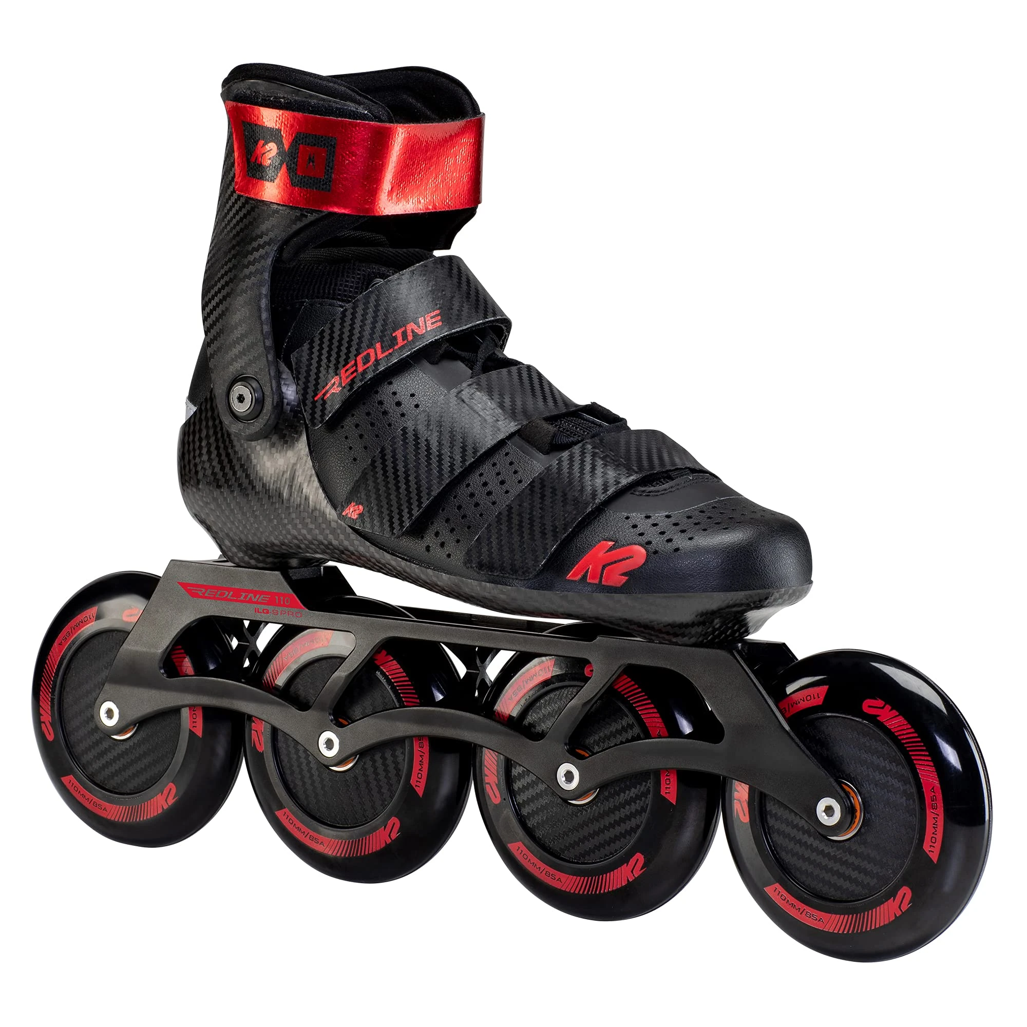 K2 REDLINE 110 Inline Skate 2022 black/red, 40.5