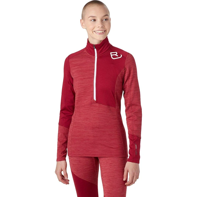 Ortovox Women's Fleece Light Zip Neck Fleece Jacket - Image 1