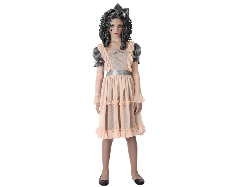 ATOSA -65853 Women's Porcelain Doll Costume, 65853, White, 5-6 Years - Image 1