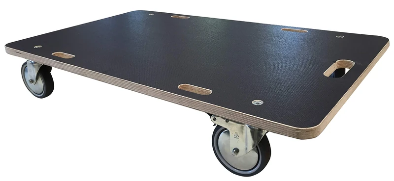 Dörner + Helmer Cargo XL Transport Roller, 790 mm x 470 mm x 140 mm, 200 kg Load Capacity, TPE Wheels, for Boxes, Water-Repellent