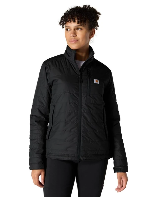 Carhartt, Women's, Rain Defender® Relaxed Fit Lightweight Insulated Jacket, Black, XS