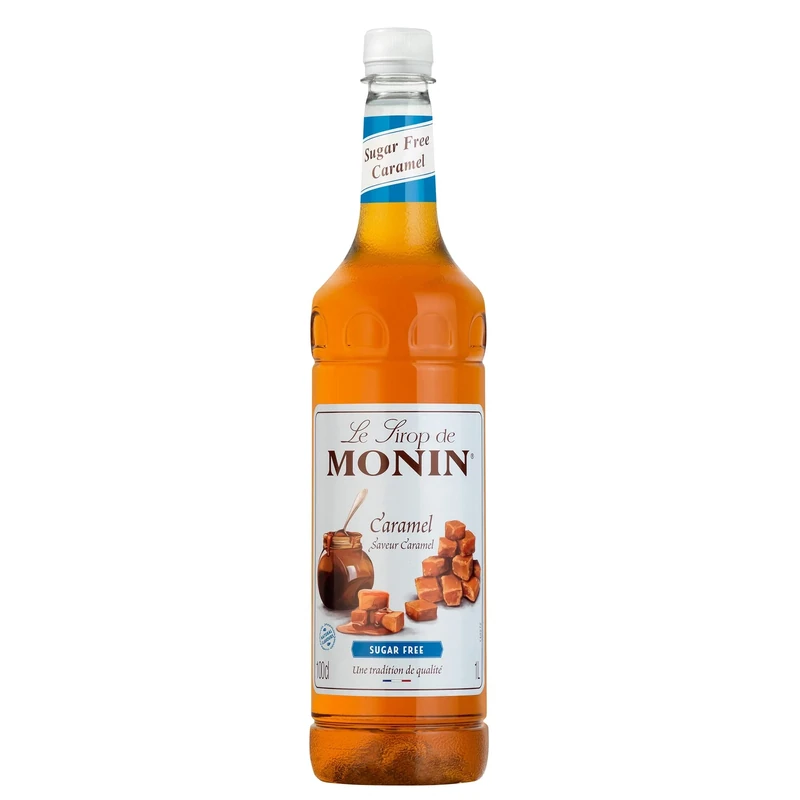 Monin Caramel Sugar Free Syrup - 4x1ltr