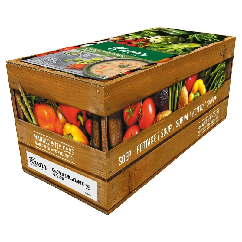 Knorr 100% Soup CountrChickenVeg 4x2.5kg